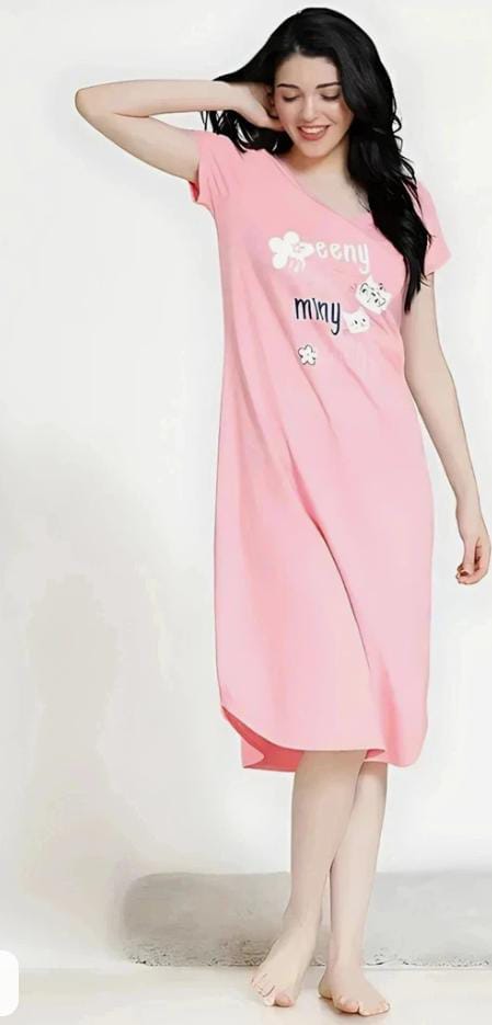 Sakz Dreamwear Dress (Pink Tee Dress)