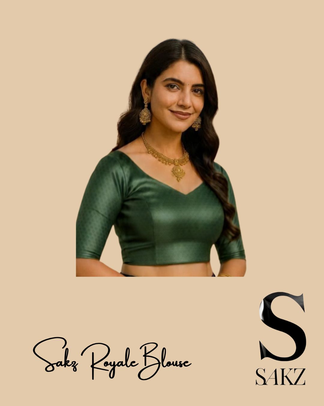 Sakz Royale Blouse (Green)