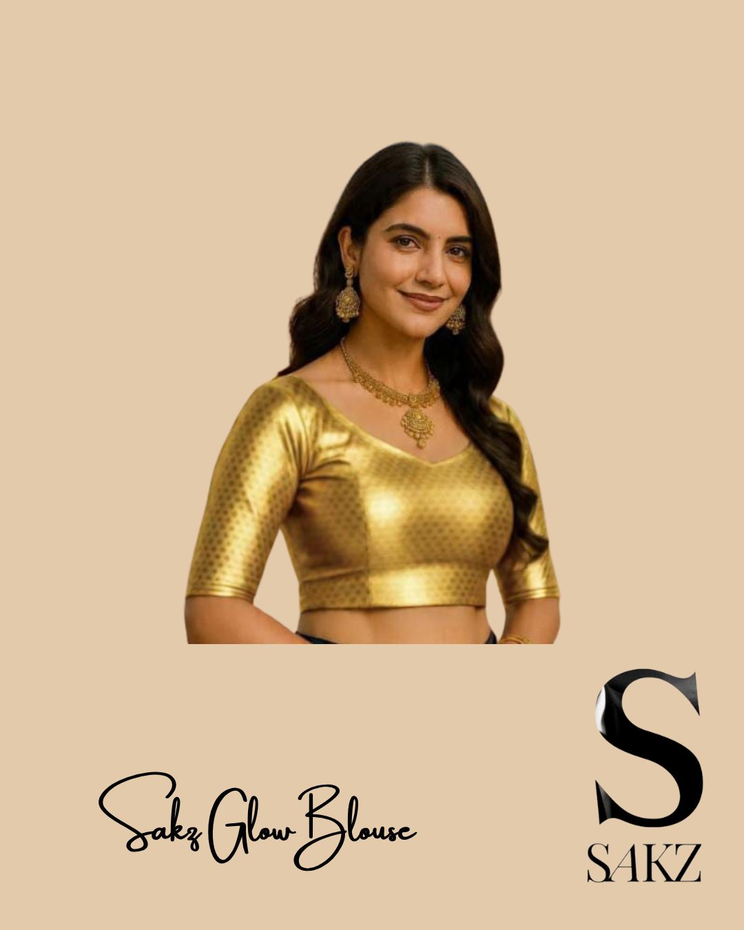 Sakz Glow Blouse (Gold)
